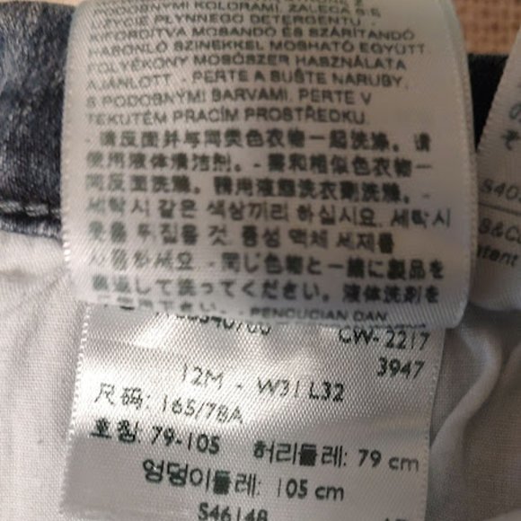 LEVI STRAUSS straight leg jeans - Picture 3 of 6